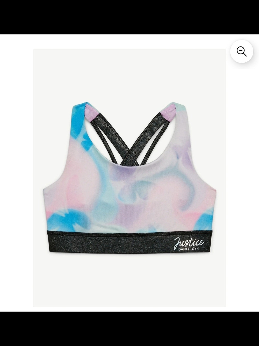 🌻 NWT Justice Girls Strappy Back Sports Bra Multi-Sizes Avail XS, S, LG